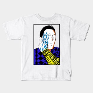 the real lebeau in ecopop totonac patterns portrait design Kids T-Shirt